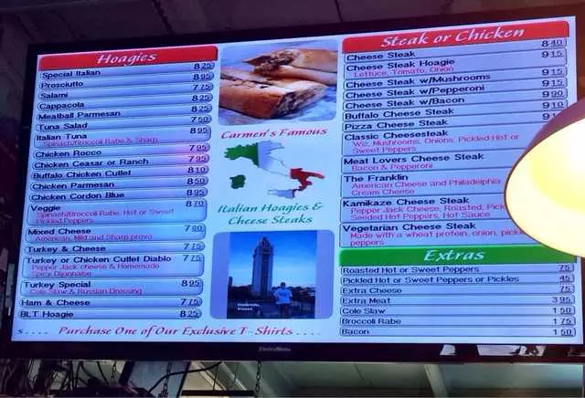 Carmen’s Famous Italian Hoagies