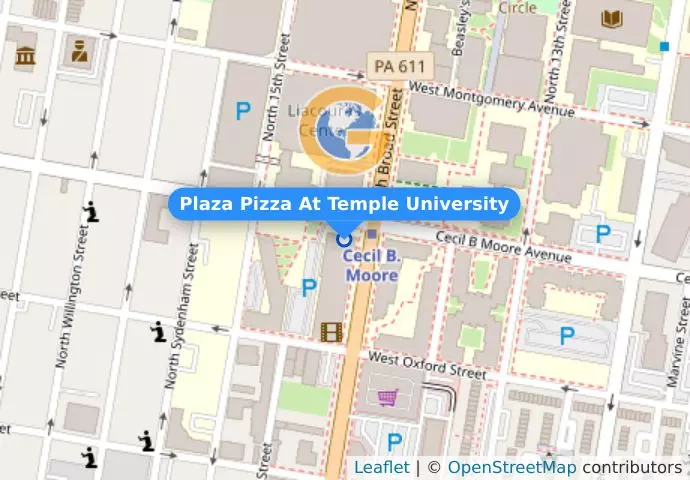 Plaza Pizza At Temple University