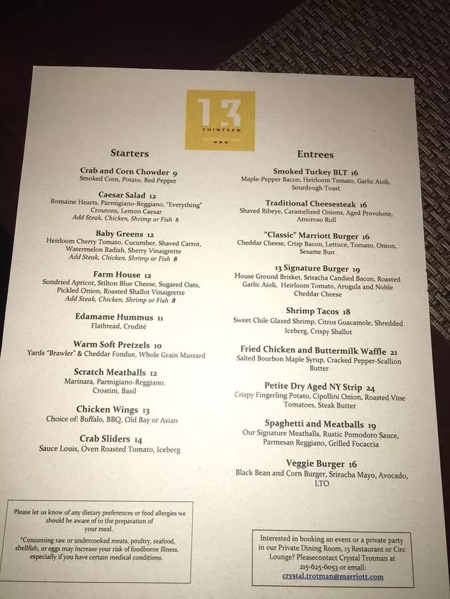 13 restaurant
