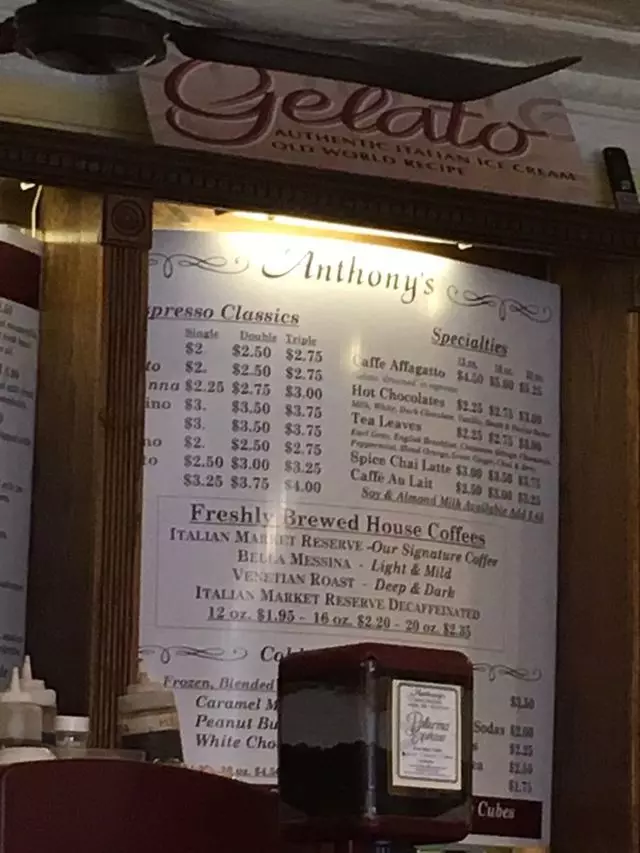 Anthony’s Italian Coffee House and Chocolate House