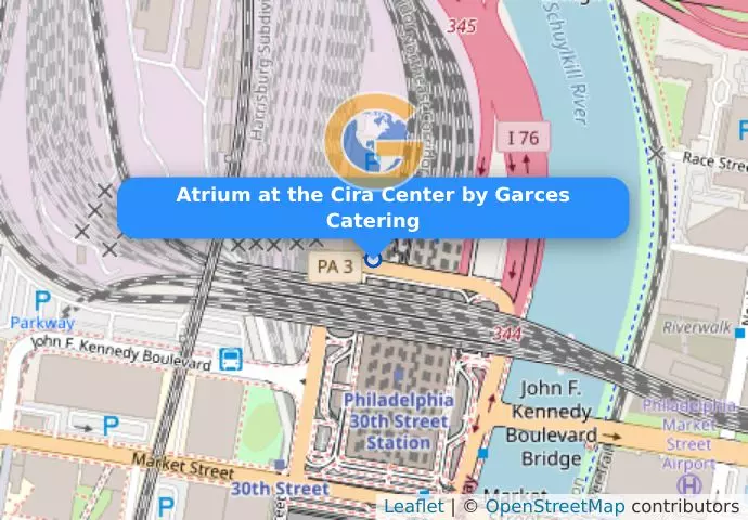 Atrium at the Cira Center by Garces Catering