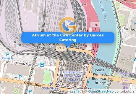 Atrium at the Cira Center by Garces Catering