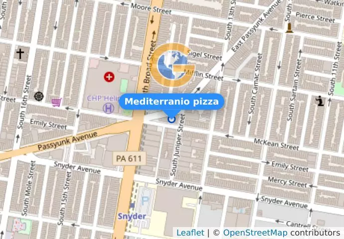 Mediterranio pizza