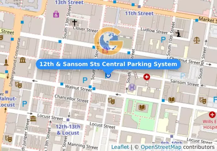 12th & Sansom Sts Central Parking System
