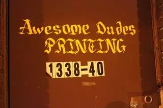 Awesome Dudes Printing