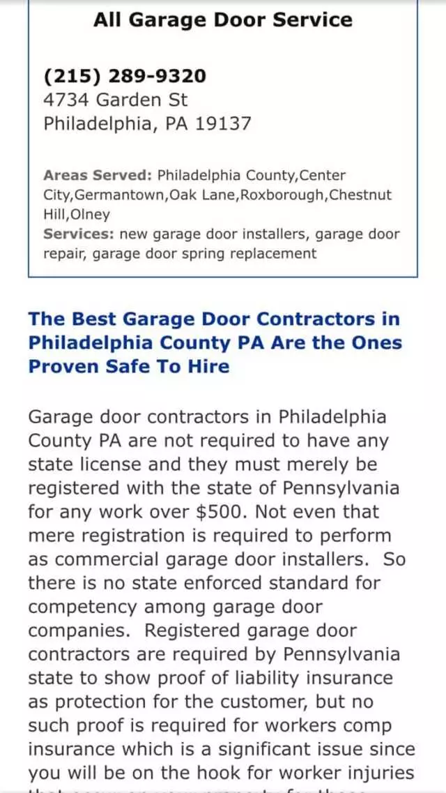 All Garage Door Services